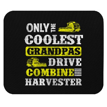Discover Harvest Field Worker Tractor Farmer Mouse Pads