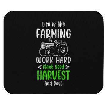 Discover Harvest Field Worker Field Mouse Pads