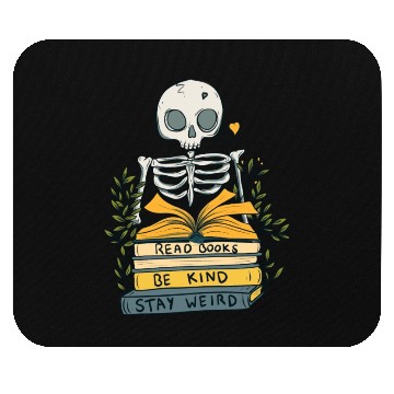 Discover Read Books Be Kind Stay Weird Mouse Pads
