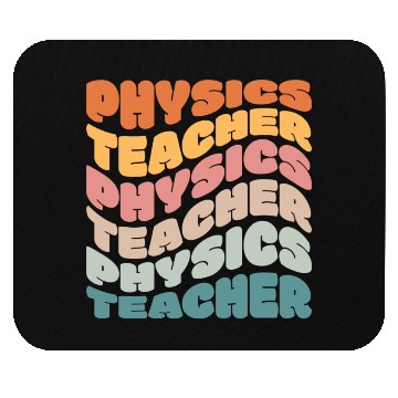 Discover Physics Teacher Vintage Retro Mouse Pads