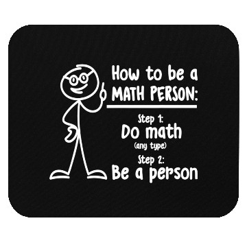 Discover How To Be A Math Person Math Teacher Mouse Pads