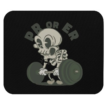 Discover Gym Skeleton Mouse Pads