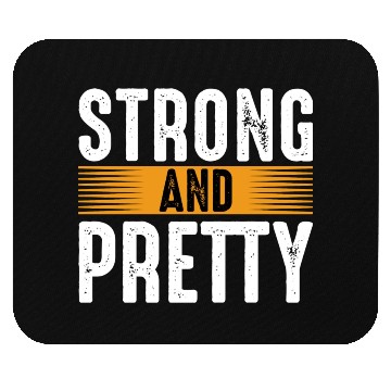 Discover Strong And Pretty Gym Workout Training Motivation Mouse Pads