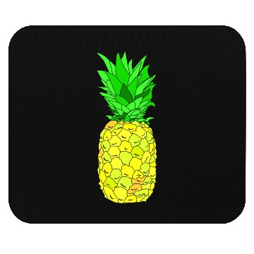 Discover Pineapple Pun Illustration Mouse Pads