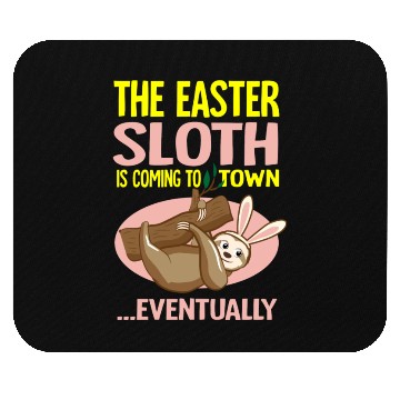 Discover Easter Bunny Sloth Animal Lover Mouse Pads