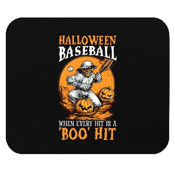 Discover Baseball Halloween Trick Or Treat Baseball Player Mouse Pads