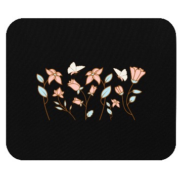 Discover Flowers & Butterflies Mouse Pads