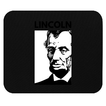 Discover Black White Abraham Lincoln Mouse Pads