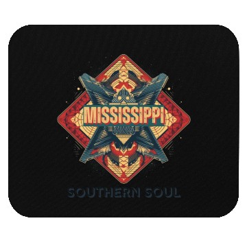Discover Mississippi vibes Mouse Pads
