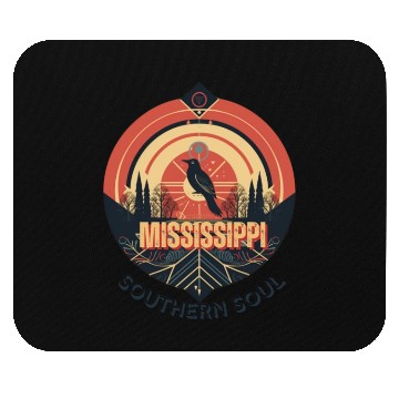 Discover Mississippi vibes Mouse Pads