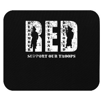 Discover Red Friday Wear Red On Friday Remember Everyone Mouse Pads