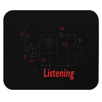 Discover Crystal Radio Design Listening Mouse Pads