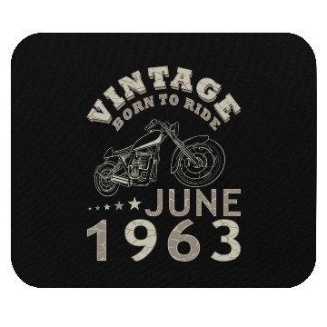 Discover Biker party June 1963 60th anniversary Mouse Pads