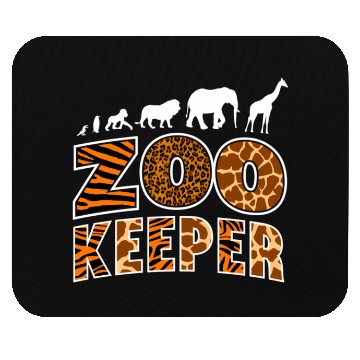 Discover Zoo Keeper Zookeeper Mouse Pads
