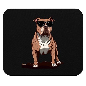 Discover Pitbull The Cutie Mouse Pads