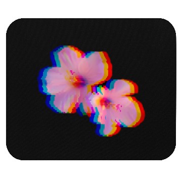 Discover Flowers Vaporwave Aesthetic 80'S Mouse Pads