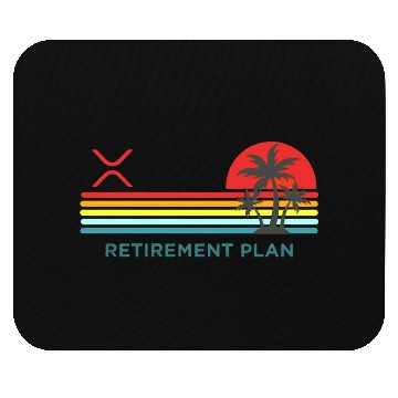 Discover XRP Cryptocurrency-RETIREMENT PLAN Mouse Pads