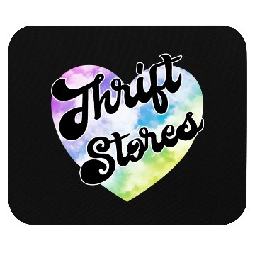 Discover Thrift Stores pastel clouds heart Mouse Pads