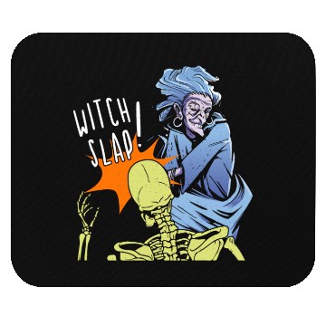 Discover Witch Slap - Halloween Fun Mouse Pads