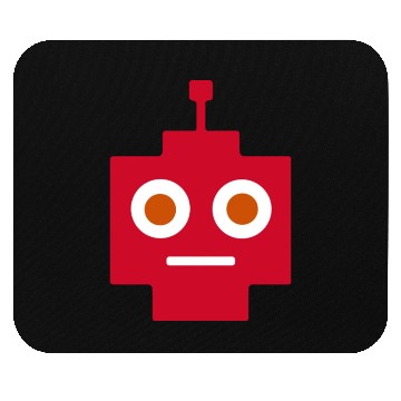 Discover Museum of AI googly-eyes robot (no text) Mouse Pads