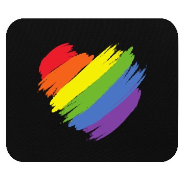 Discover Rainbow Illustrated Pride Month Mouse Pads