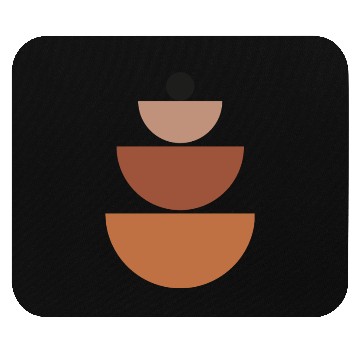 Discover Geometric Harmony: Boho-inspired Illustration with Mouse Pads