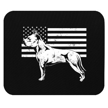 Discover Usa American Pitbull Mouse Pads