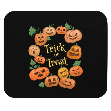 Discover Trick Or Treat Pumpkins Mouse Pads
