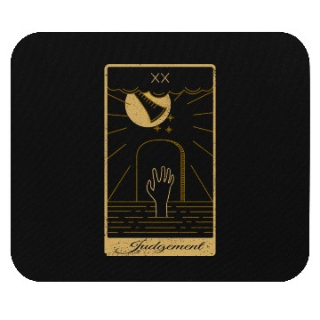 Discover Tarot Card Judgement Occult Gothic Halloween Mouse Pads