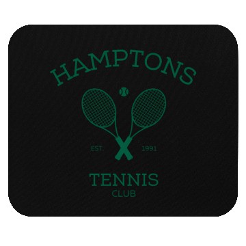 Discover Hamptons New York Preppy Tennis Mouse Pads