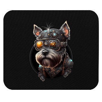 Discover Steampunk Miniature Schnauzer Mouse Pads