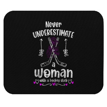 Discover Ice Hockey Player Training Mouse Pads