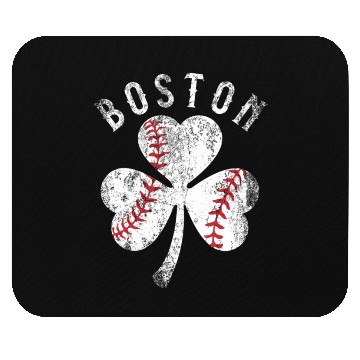 Discover Boston St Patrick'S Day Irish Shamrock Mouse Pads