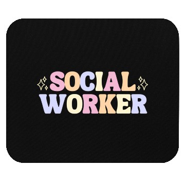 Discover Social Worker Mouse Pads