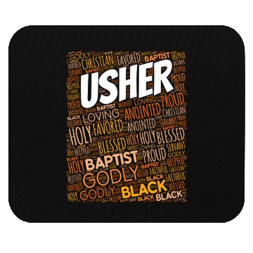 Discover Usher Board Baptist Church Mouse Pads