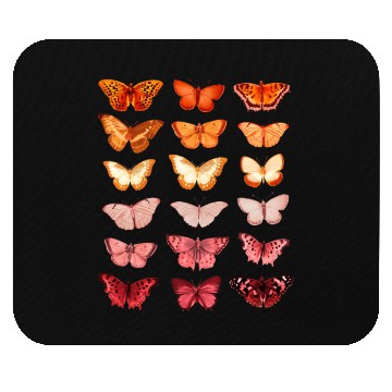 Discover Lesbian Flag Color Butterfly Subtle Sapphic Pride Mouse Pads
