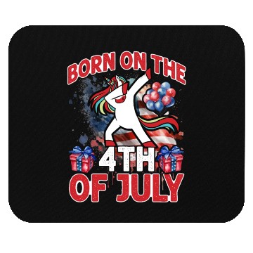 Discover Born on the 4th of July Mouse Pads