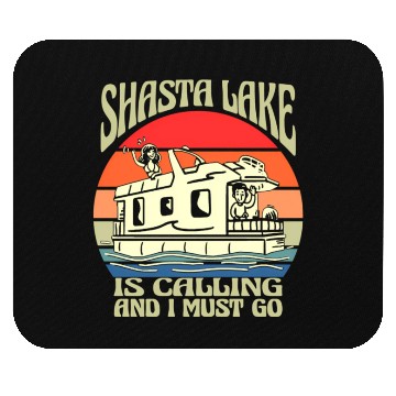 Discover Shasta Lake Is Calling California Vacation Mouse Pads