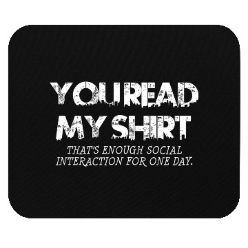Discover Social Interaction Graphic Novelty Sarcastic DARK Mouse Pads