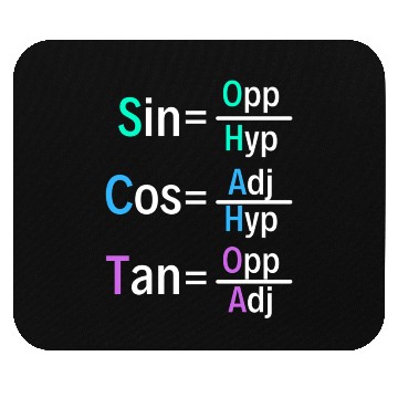 Discover Math Teacher Trigonometry Soh Cah Toa Geometry Mouse Pads