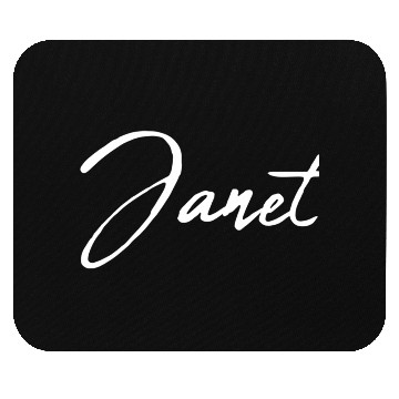 Discover Beautiful Feminine Janet Handwritten Mouse Pads