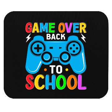 Discover Game Over Back To School Mouse Pads