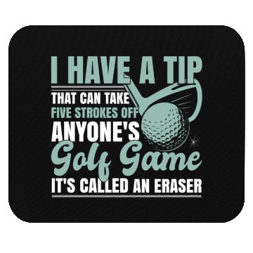 Discover Golfer Golf Player Joke Mouse Pads