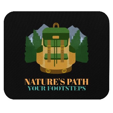 Discover Nature's Path Your Footsteps Hiking Mouse Pads