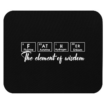 Discover Periodic Table Funny Chemistry Dad design Mouse Pads