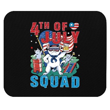 Discover 4th of july Squad Mouse Pads