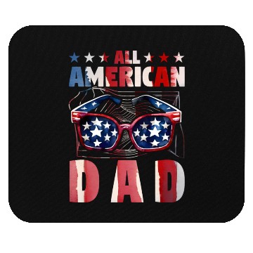 Discover All American Dad Mouse Pads