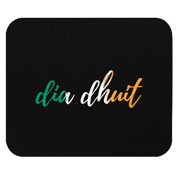 Discover Dia Dhuit Irish Hello Greetings Mouse Pads