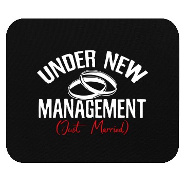 Discover Under Newagement Just Married Groom Bride Wedding Mouse Pads