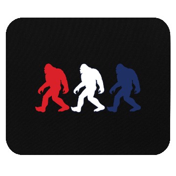 Discover Mysterious Bigfoot Sasquatch Silhouette Design Mouse Pads